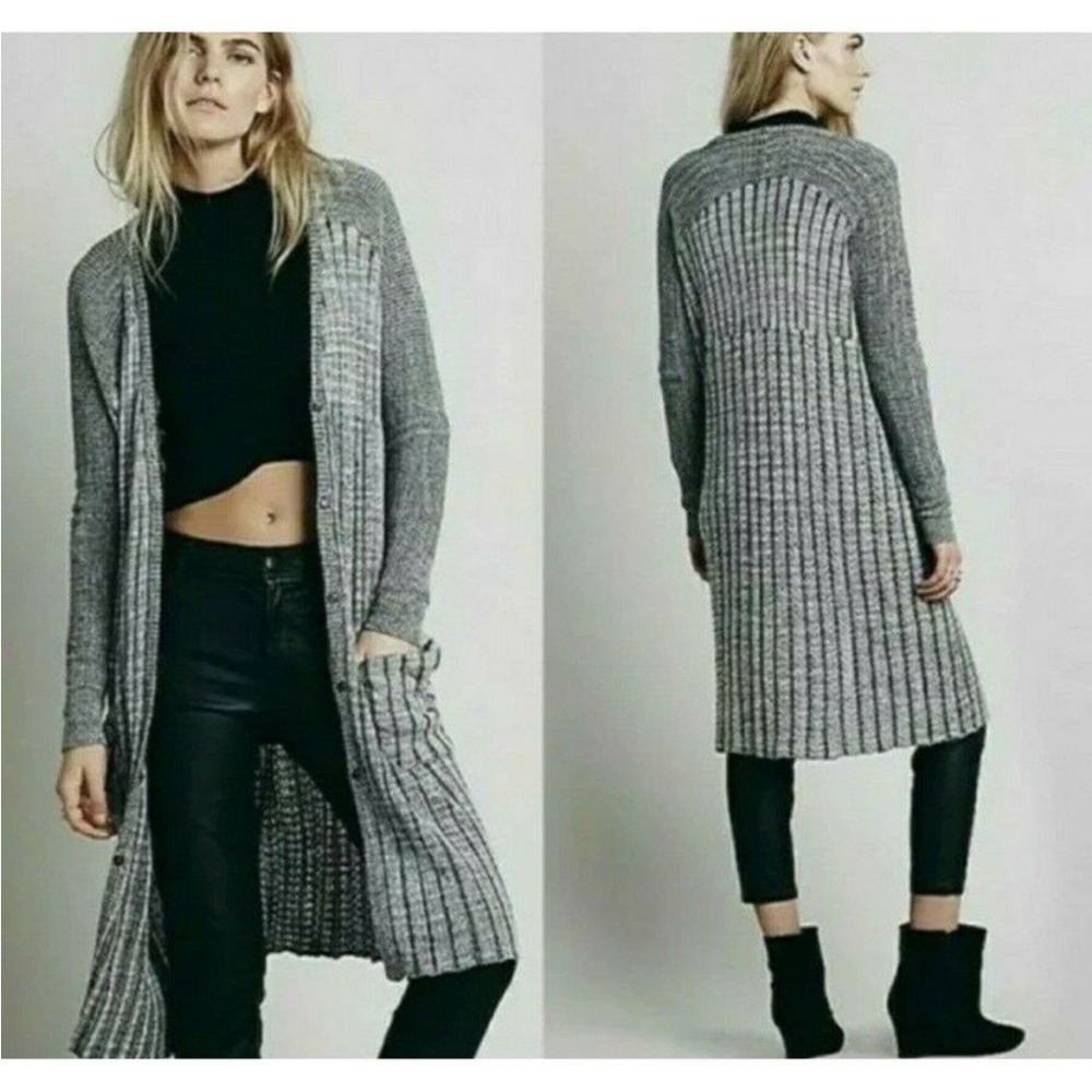 Free People Shadow Duster Cardigan